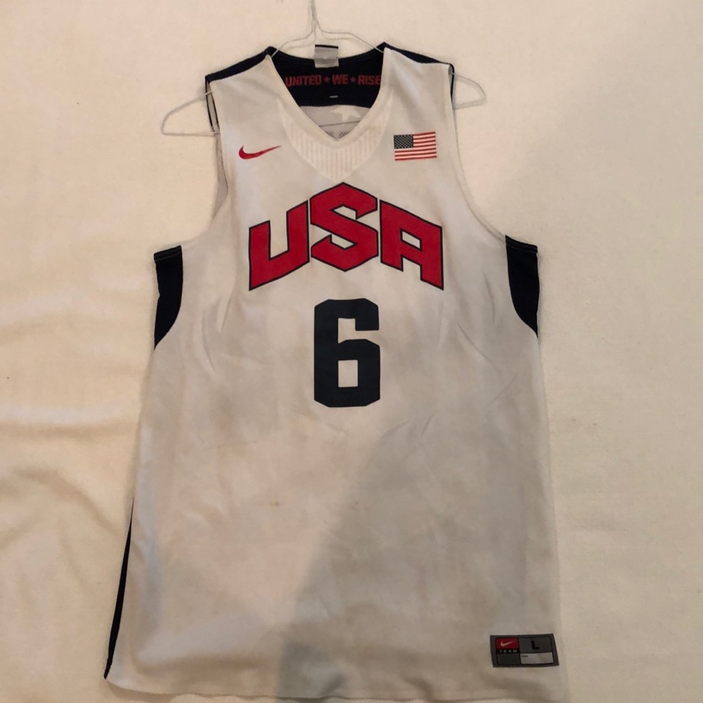 Lebron James #6 USA Jersey